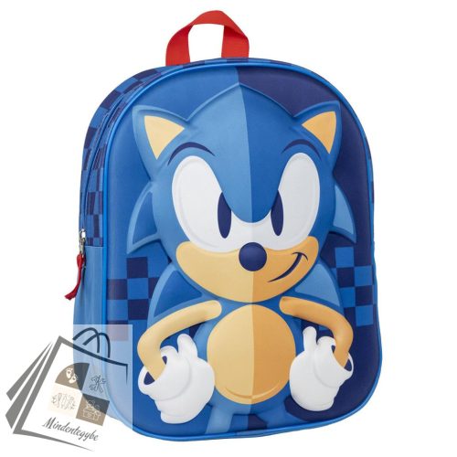 Sonic a sündisznó 3D hátizsák, táska 31 cm