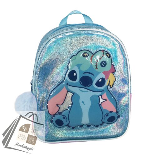 Disney Lilo és Stitch, A csillagkutya hologrammos hátizsák, táska 23 cm