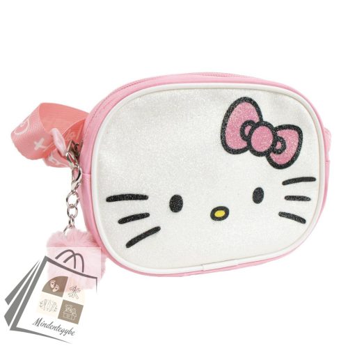 Hello Kitty Whiskers csillámos oldaltáska, válltáska