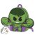 Bosszúállók Hulk plüss hátizsák, táska 22 cm