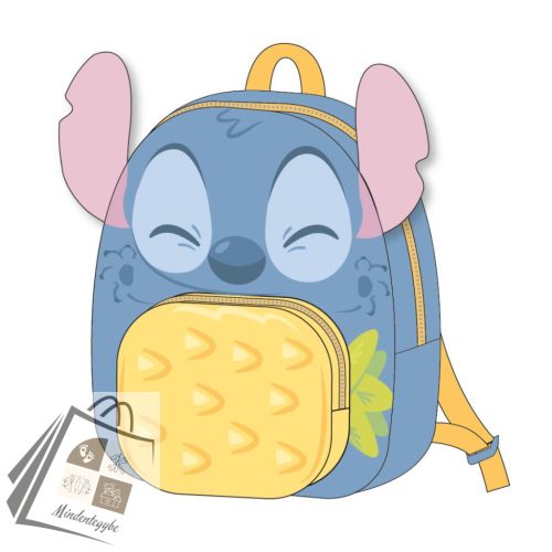 Disney Lilo és Stitch, A csillagkutya Ananas plüss hátizsák, táska 22 cm