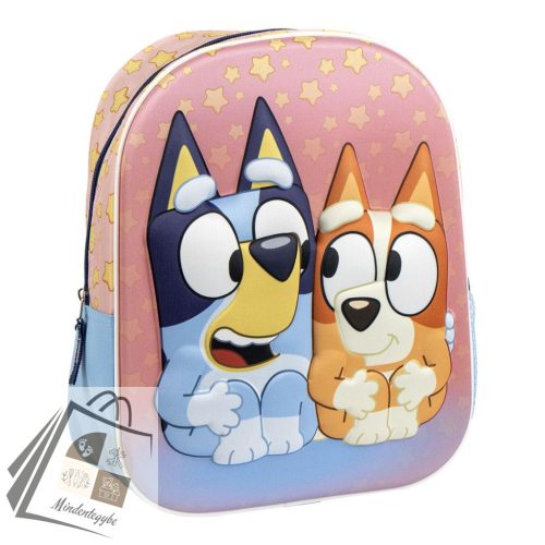 Bluey Stars 3D hátizsák, táska 31 cm