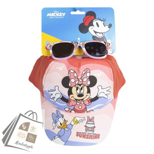 Disney Minnie Sunshine napszemüveg és baseball sapka szett