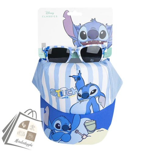 Disney Lilo és Stitch, A csillagkutya Sand napszemüveg és baseball sapka szett