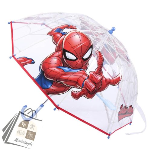 Pókember Rain Crawler gyerek átlátszó esernyő Ø71 cm