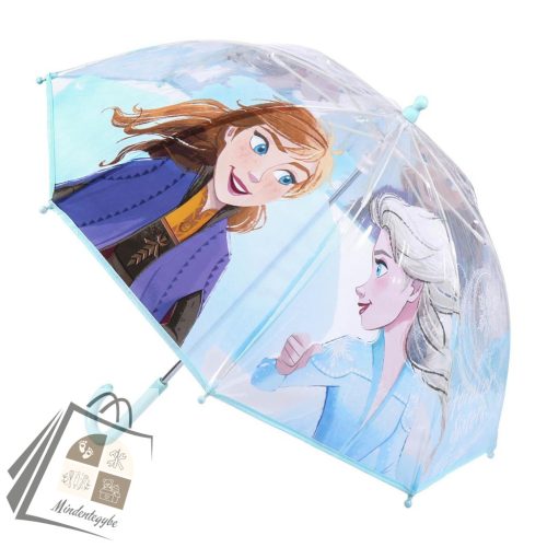 Disney Jégvarázs Icy Drizzle gyerek átlátszó esernyő Ø71 cm