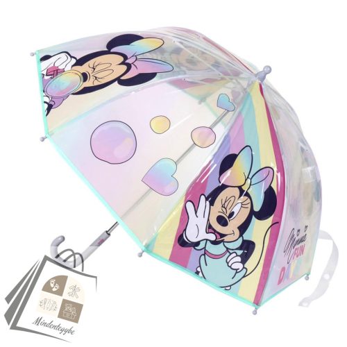 Disney Minnie Fun Days gyerek átlátszó esernyő Ø71 cm