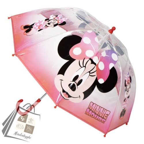Disney Minnie Cheerful gyerek átlátszó esernyő Ø71 cm