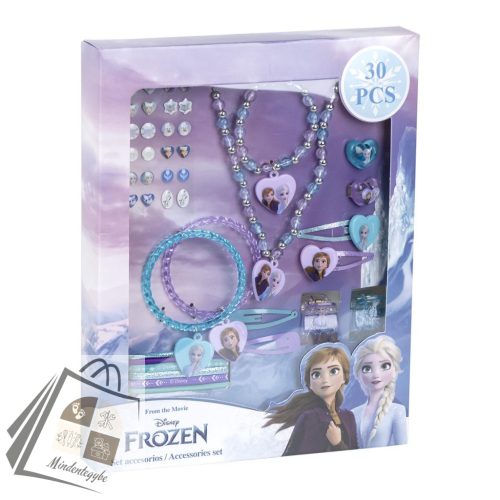 Disney Jégvarázs Glam ékszer és hajkiegészítő szett 30 db-os