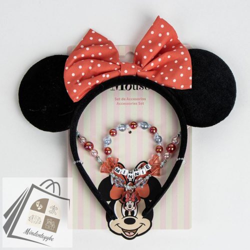 Disney Minnie Ears ékszer és hajpánt szett