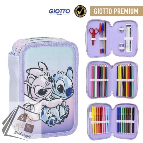 Disney Lilo és Stitch, A csillagkutya Angel tolltartó töltött 3 emeletes