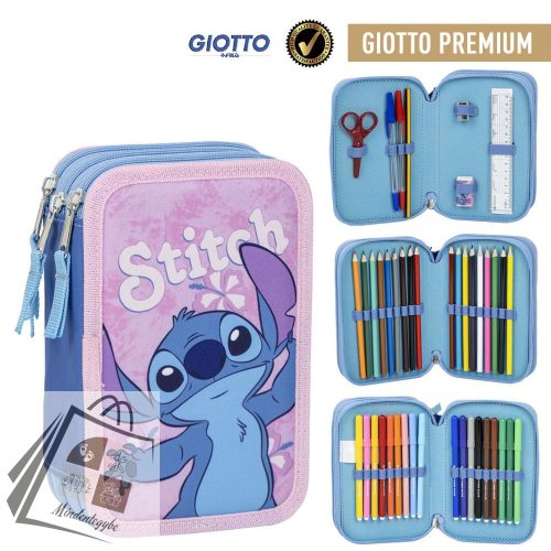 Disney Lilo és Stitch, A csillagkutya Hibiscus tolltartó töltött 3 emeletes