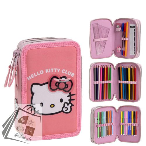Hello Kitty Club tolltartó töltött 3 emeletes