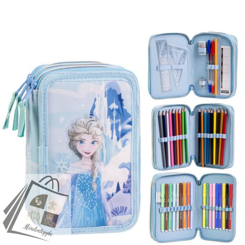 Disney Jégvarázs Frosty tolltartó töltött 3 emeletes