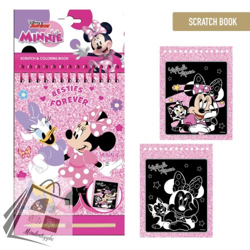 Disney Minnie Besties scratch képkarcoló és színező szett