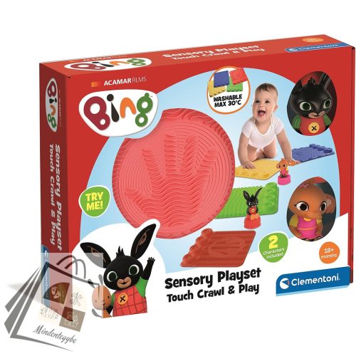 Bing Clemmy Crawl & Play tapintást fejlesztő babajáték Clementoni