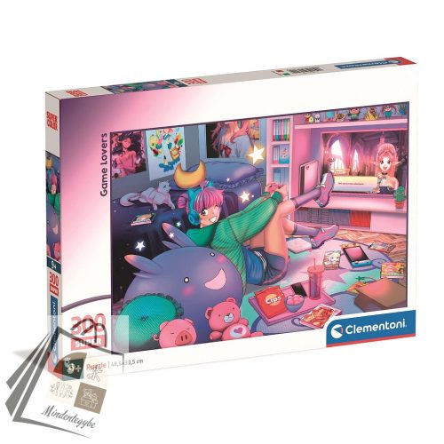 Csajos szoba Game Lovers 300 db-os puzzle Clementoni