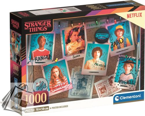 Stranger Things 1000 db-os Compact puzzle Clementoni
