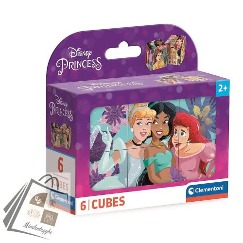 Disney Hercegnők Bonding mesekocka 6 db-os Clementoni