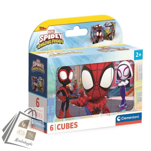 Pókember Spidey mesekocka 6 db-os Clementoni