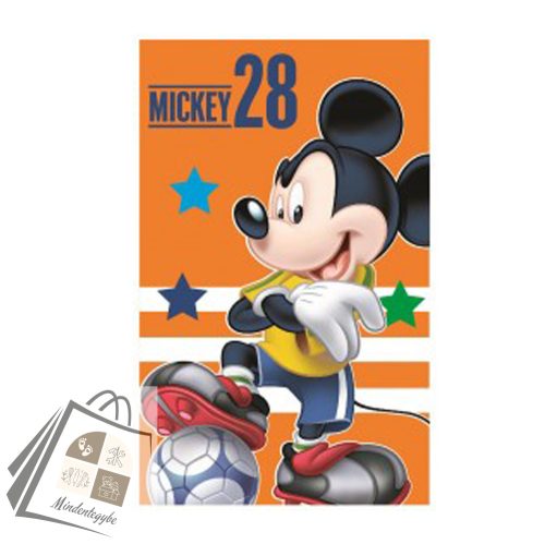 Disney Mickey Football Orange kéztörlő arctörlő, törölköző 35x65cm