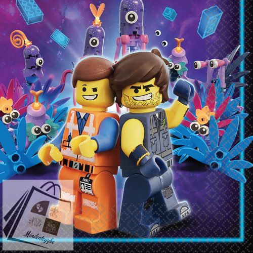 Lego kaland Movie szalvéta 16 db-os 33x33 cm