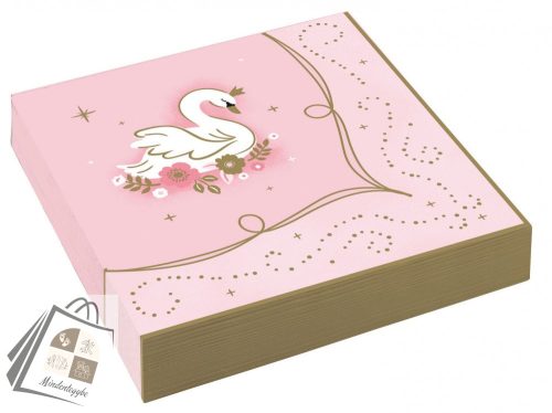 Hercegnők Swan szalvéta 16 db-os 33x33 cm