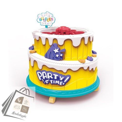 Torta formájú Party szappanbuborék fújó gép