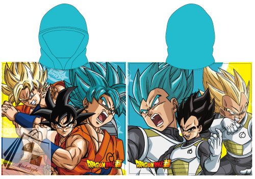 Dragon Ball strand törölköző poncsó 55x110cm (Fast Dry)