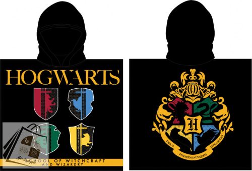 Harry Potter Hogwarts strand törölköző poncsó 55x110cm (Fast Dry)