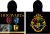 Harry Potter Hogwarts strand törölköző poncsó 55x110cm (Fast Dry)