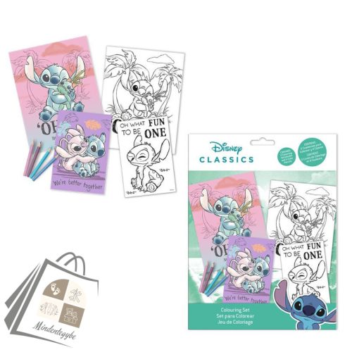 Disney Lilo és Stitch, A csillagkutya Cheeky színező szett