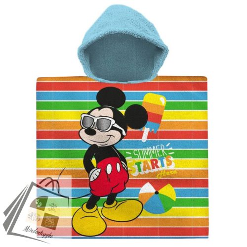 Disney Mickey Summer strand törölköző poncsó 60x120 cm