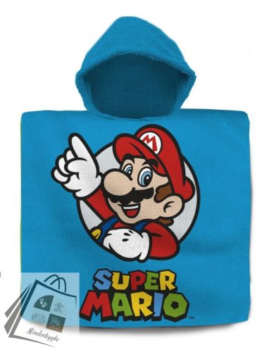 Super Mario Victory strand törölköző poncsó 60x120 cm