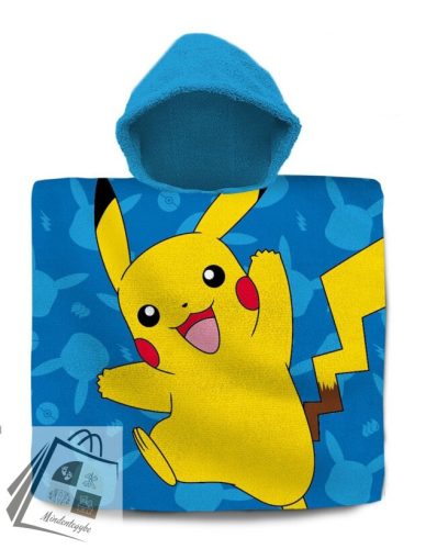 Pokémon Blue strand törölköző poncsó 60x120 cm