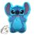Disney Lilo és Stitch, A csillagkutya Alien 3D formapárna, díszpárna 30 cm Velúr