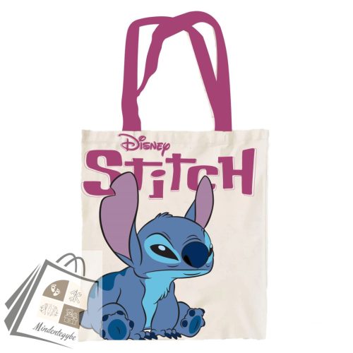 Disney Lilo és Stitch, A csillagkutya Cosmic Cutie vászontáska, bevásárlótáska 44 cm