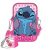 Disney Lilo és Stitch, A csillagkutya Pink Deluxe telefontartó táska 18 cm