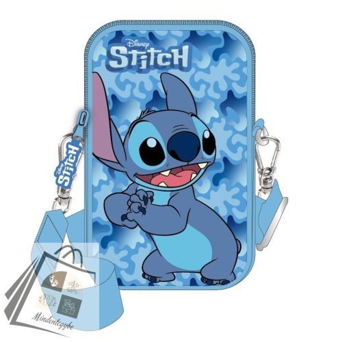 Disney Lilo és Stitch, A csillagkutya Blue Deluxe telefontartó táska 18 cm