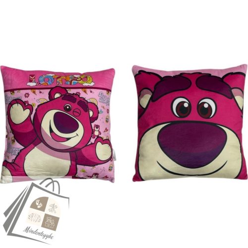 Disney Játékháború Lotso párna, díszpárna 38x38 cm