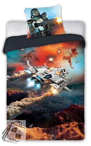 Gamer Combat ágyneműhuzat 140×200cm, 70×90 cm