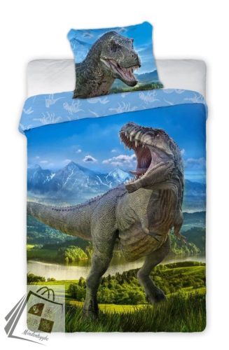 Dinoszaurusz T-Rex ágyneműhuzat 140×200cm, 70×90 cm