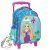 Disney Hercegnők Rapunzel gurulós ovis hátizsák, táska 30 cm