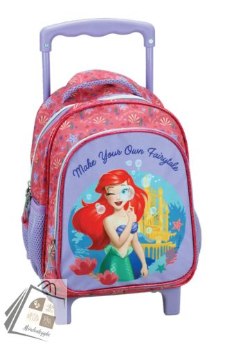 Disney Hercegnők Ariel Fairytale gurulós ovis hátizsák, táska 30 cm