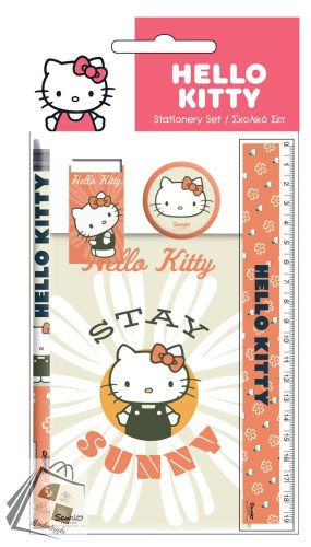 Hello Kitty Stay Sunny írószer szett 5 db-os