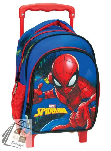 Pókember Blue gurulós ovis hátizsák, táska 30 cm