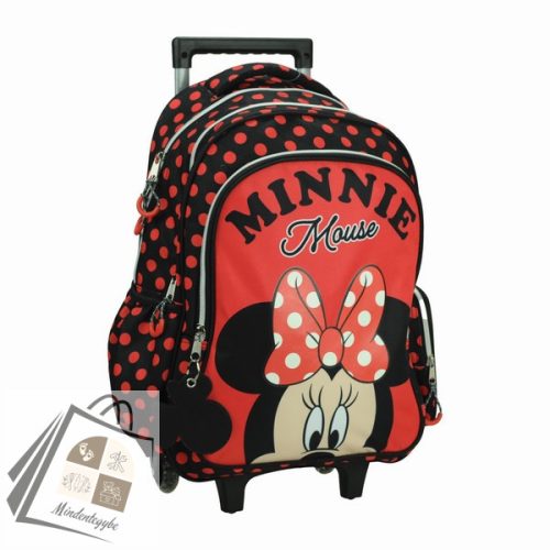 Disney Minnie Red Dots gurulós iskolatáska, táska 46 cm