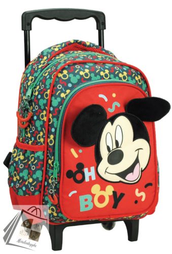 Disney Mickey Oh Boy gurulós ovis hátizsák, táska 30 cm
