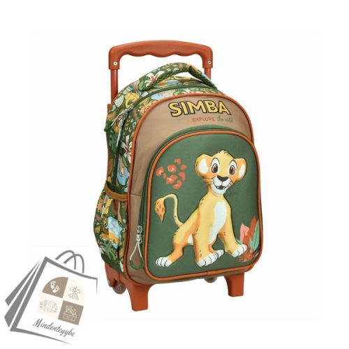 Disney Az Oroszlánkirály Explore gurulós ovis hátizsák, táska 30 cm