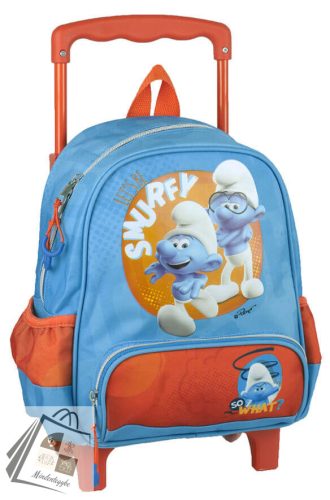 Hupikék törpikék So What gurulós ovis hátizsák, táska 30 cm